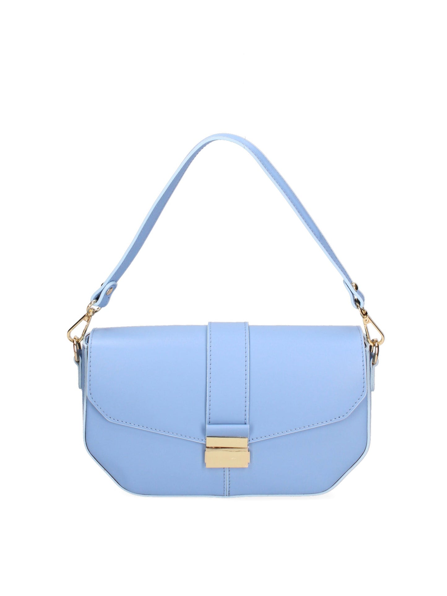 Borsa a spalla da donna In Vera pelle | Roberta Rossi | RR220722923FBG-L835_CELESTE
