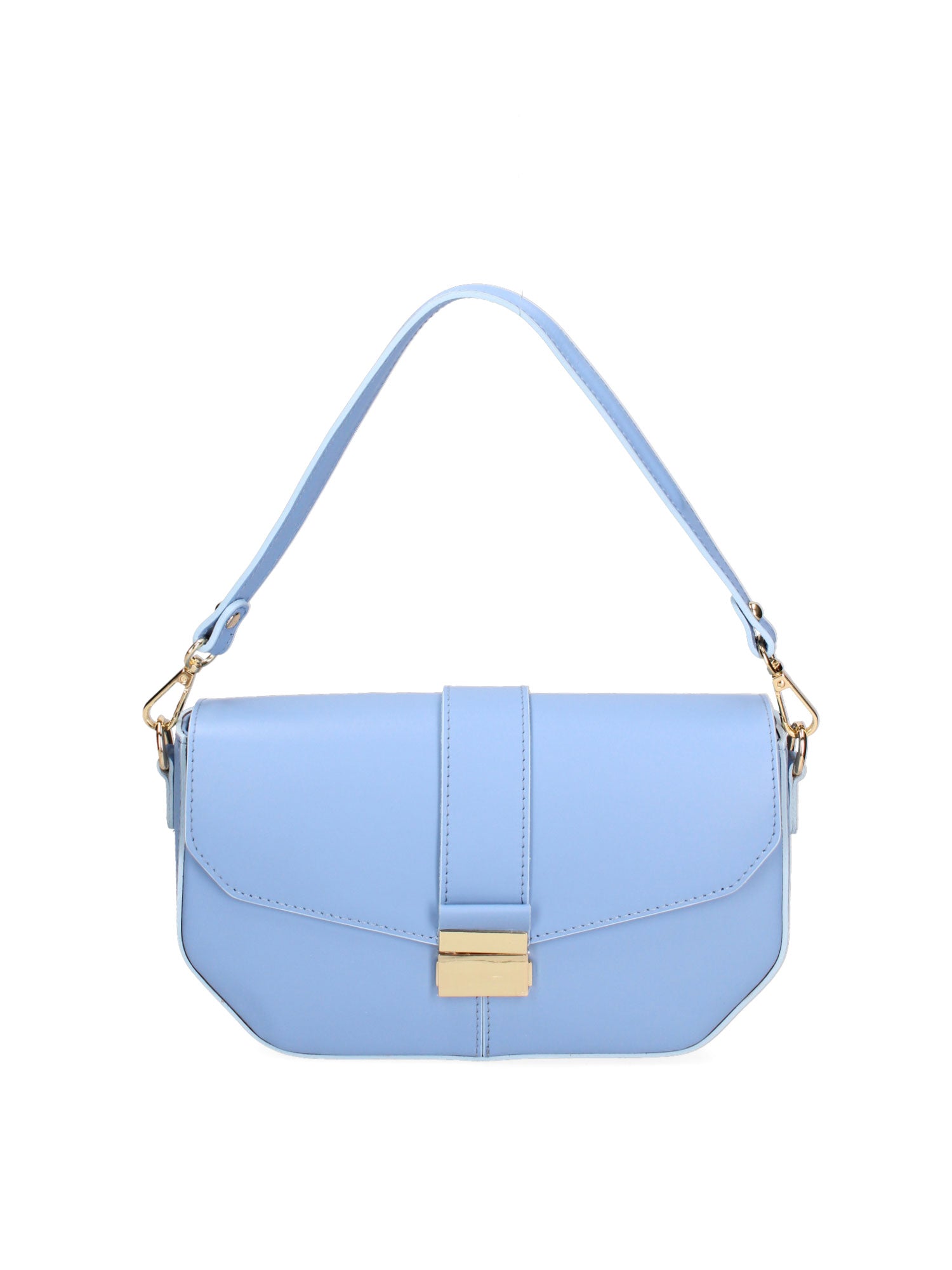 Borsa a spalla da donna In Vera pelle | Roberta Rossi | RR220722923FBG-L835_CELESTE