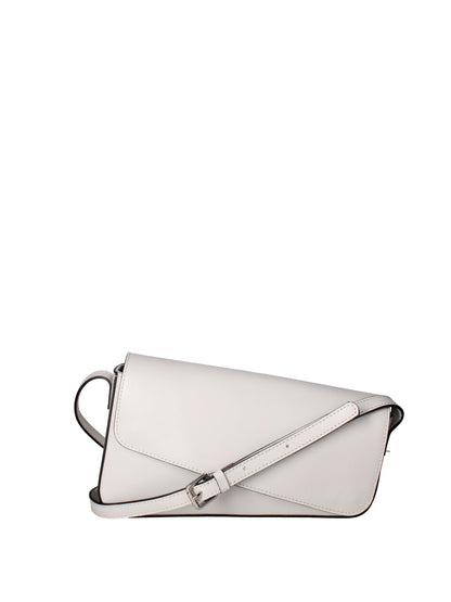 Borsa a tracolla da donna In Vera pelle | Roberta Rossi | RR220722323FBG-L119_GRIGIO_CHIARO