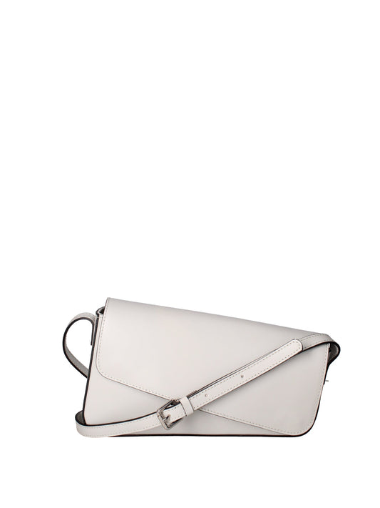 Borsa a tracolla da donna In Vera pelle | Roberta Rossi | RR220722323FBG-L119_GRIGIO_CHIARO