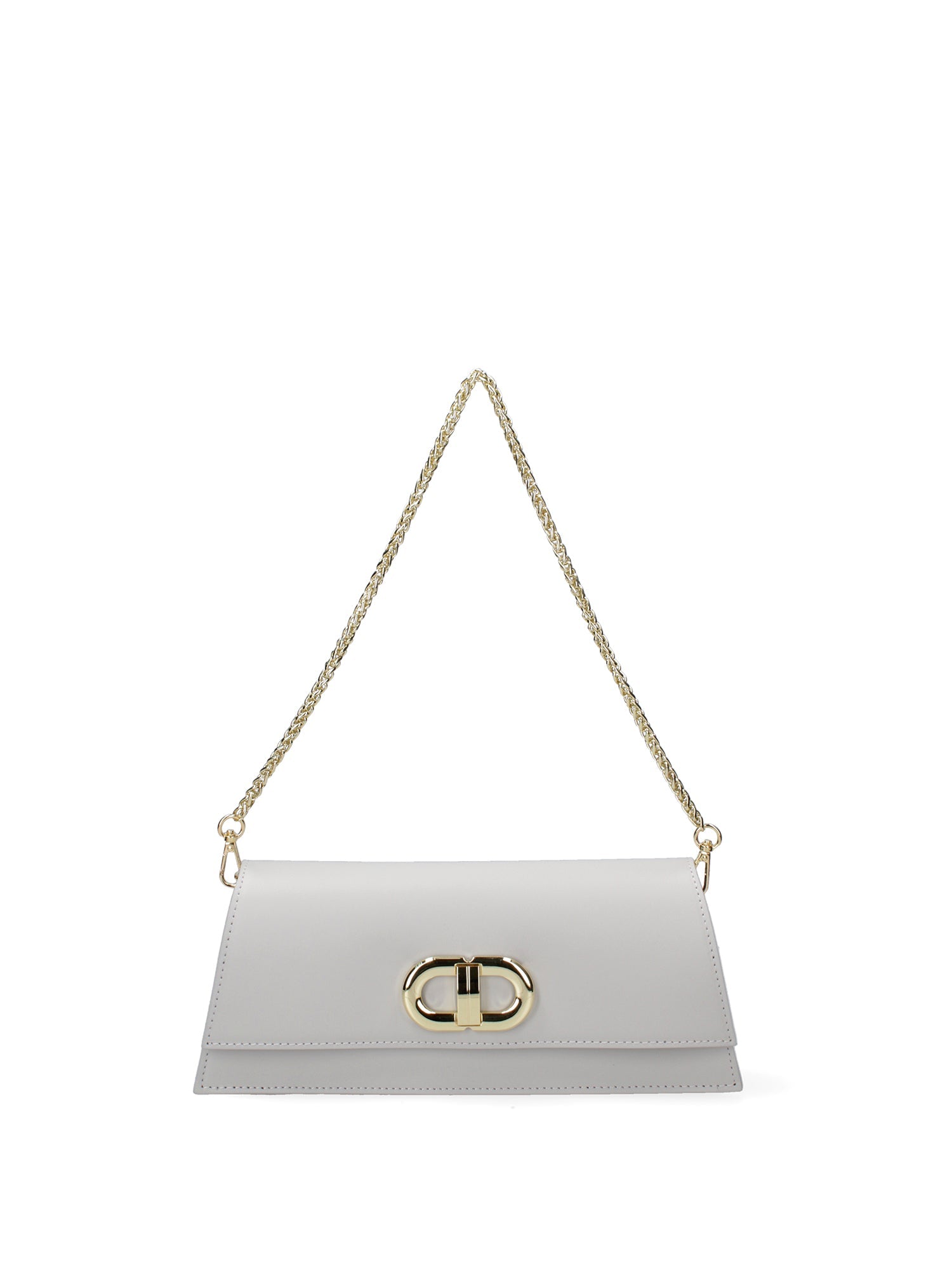 Borsa a spalla da donna In Vera pelle | Roberta Rossi | RR220731323FBG-L119_GRIGIO_CHIARO