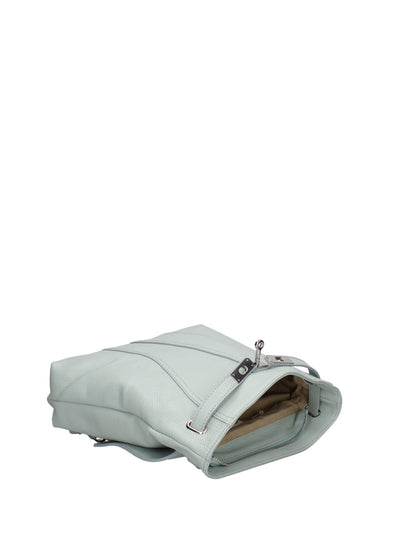 Borsa a mano convertibile in zaino da donna In Vera pelle