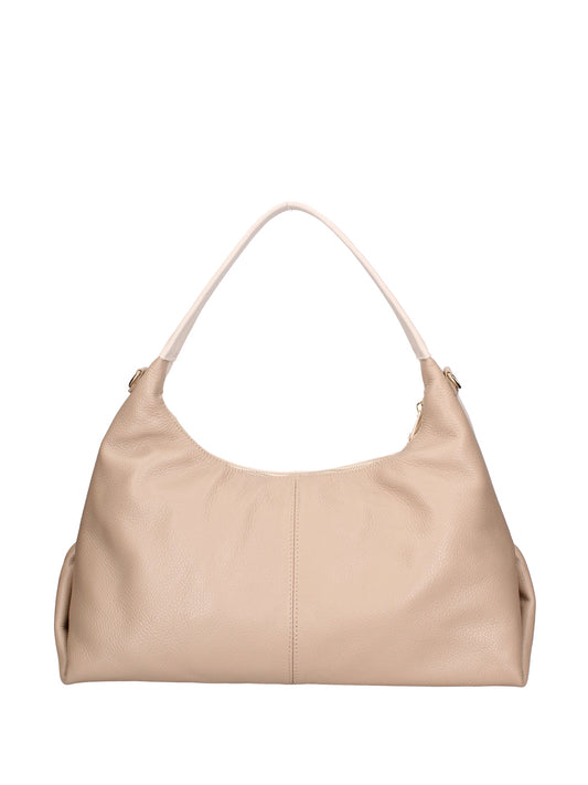 Borsa a spalla da donna In Vera pelle | Roberta Rossi | RR220723323FBG-D37_LATTE+D05_TAUPE