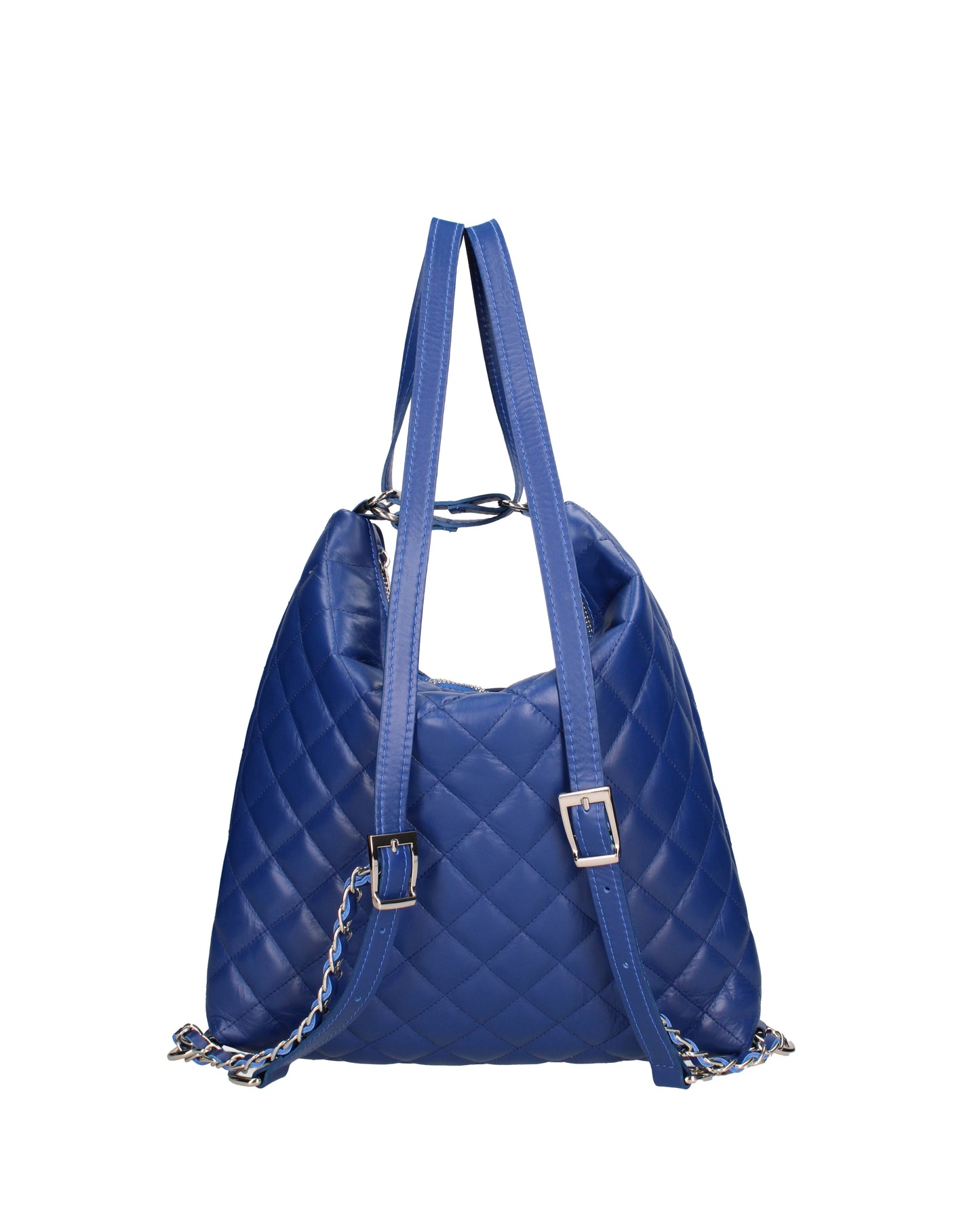 Borsa a spalla convertibile in zaino da donna In Vera pelle