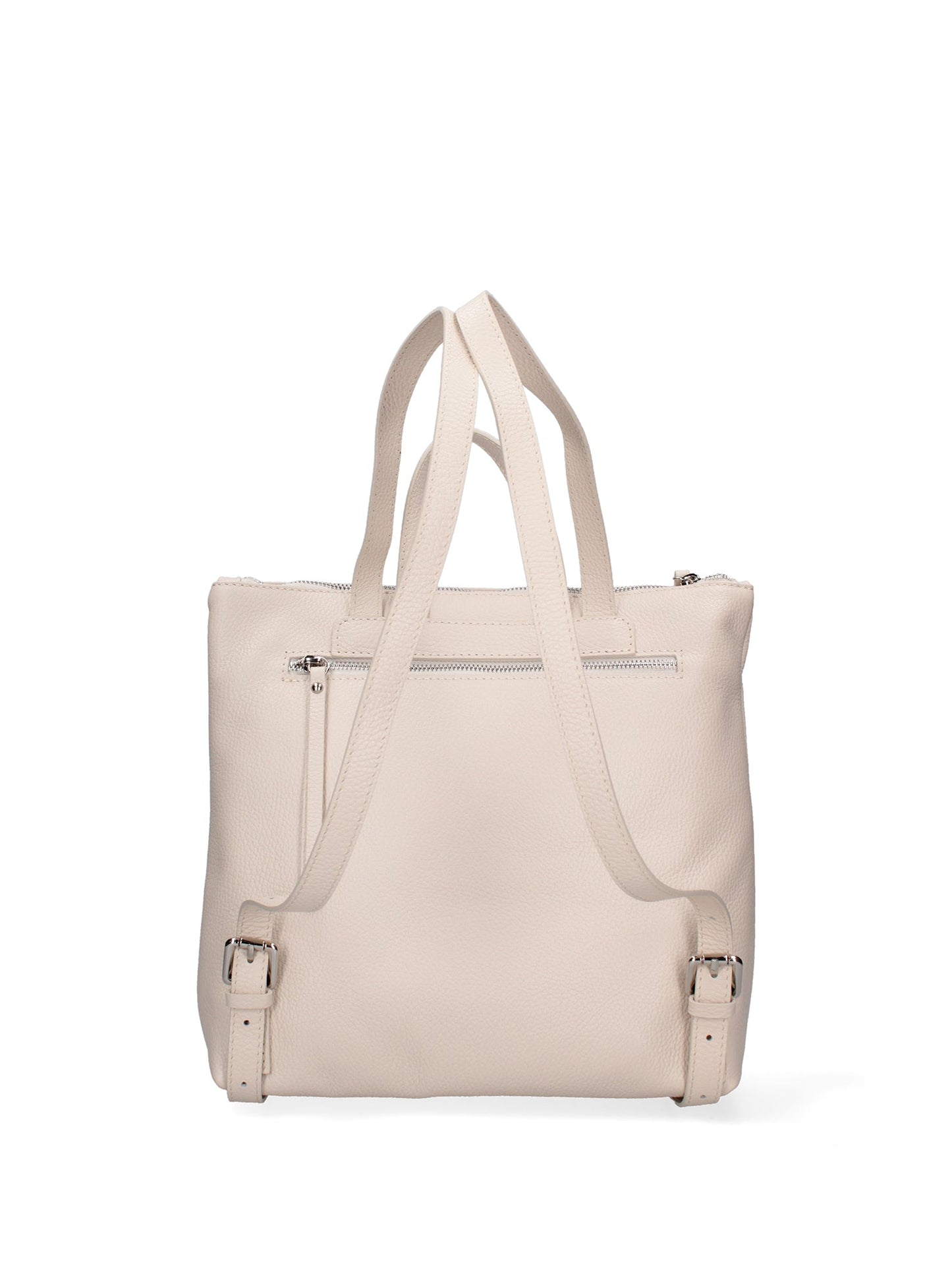 Borsa a mano convertibile in zaino da donna In Vera pelle