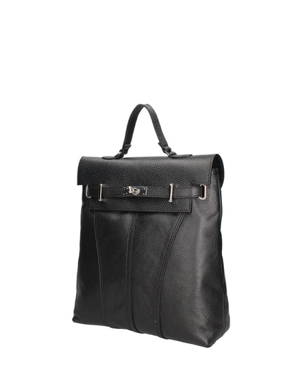 Borsa a mano convertibile in zaino da donna In Vera pelle