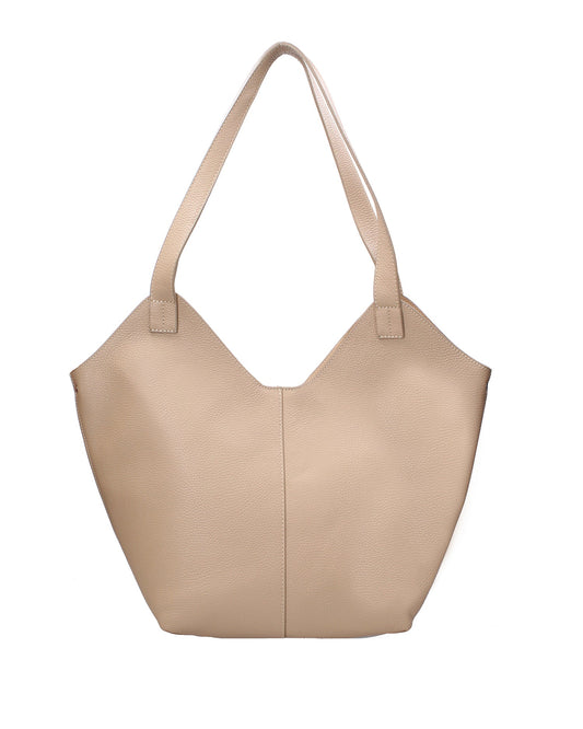 Borsa a sacca da donna In Vera pelle | Roberta Rossi | RR220723123FBG-D05_CAPPUCCINO