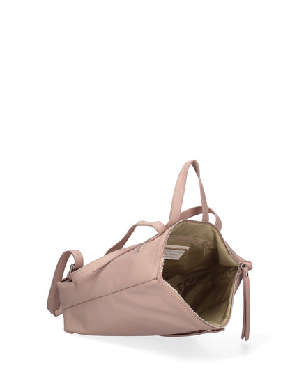 Borsa a mano convertibile in zaino da donna In Vera pelle
