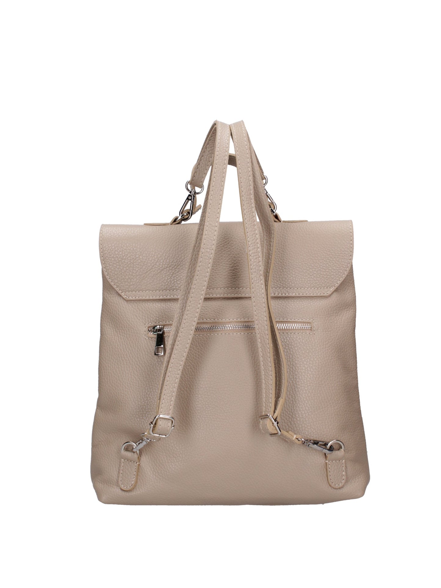 Borsa a mano convertibile in zaino da donna In Vera pelle