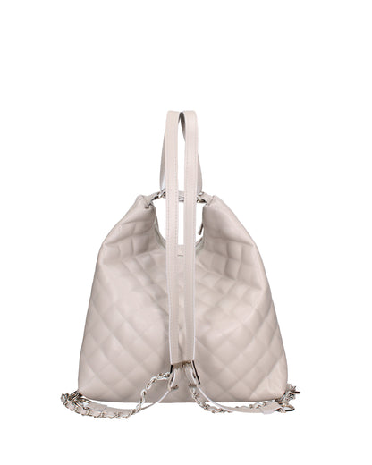 Borsa a spalla convertibile in zaino da donna In Vera pelle