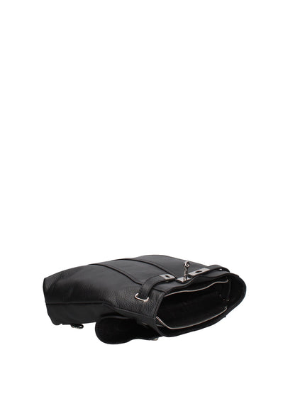 Borsa a mano convertibile in zaino da donna In Vera pelle