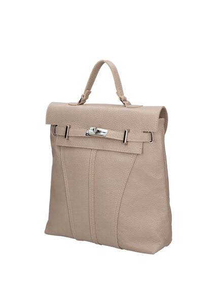 Borsa a mano convertibile in zaino da donna In Vera pelle