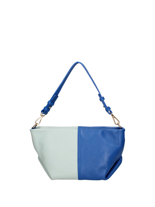 Borsa a spalla da donna In Vera pelle | Roberta Rossi | RR220716523FBG-D22_BLUETTE+D102_CIELO