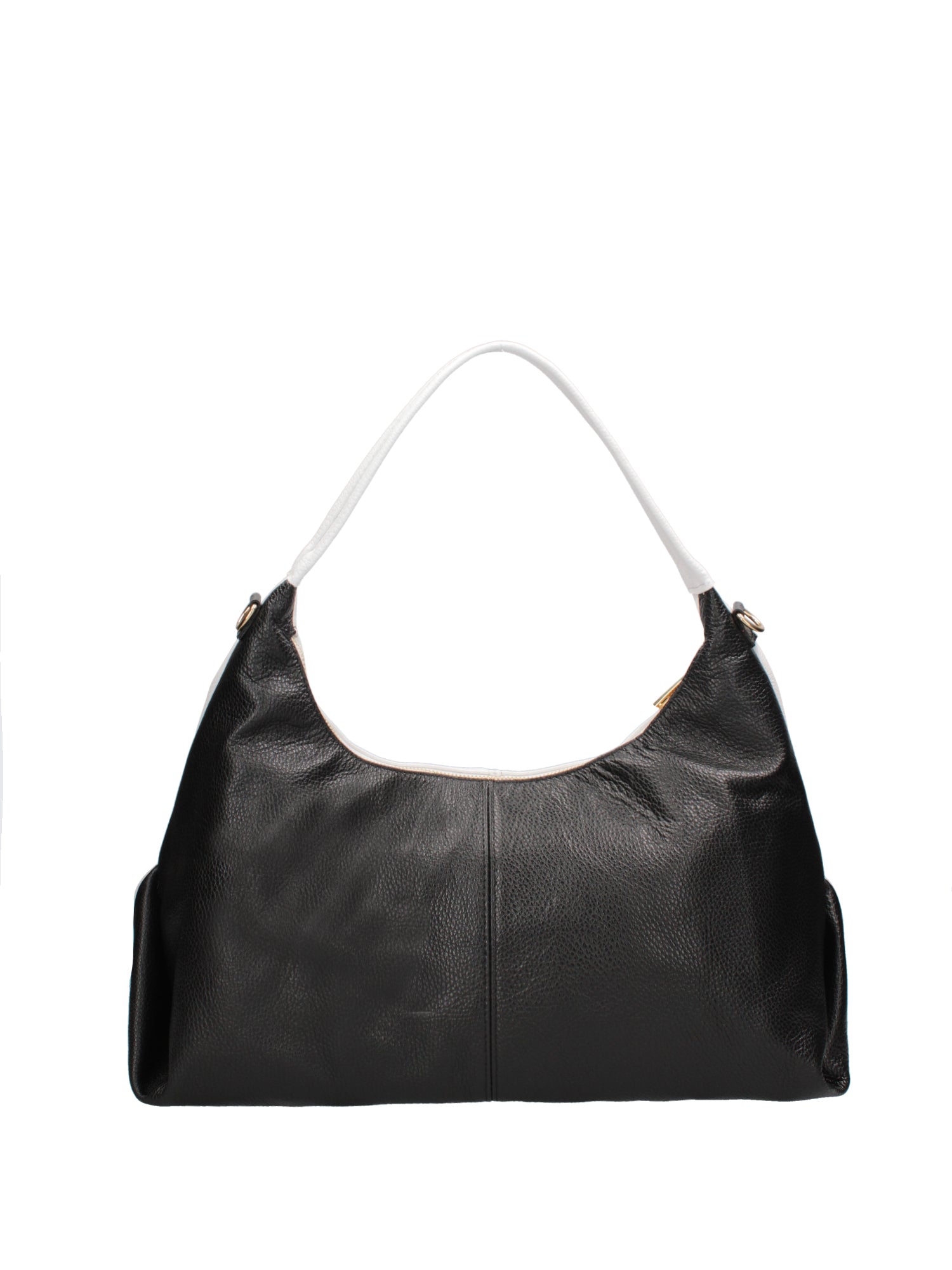 Borsa a spalla da donna In Vera pelle | Roberta Rossi | RR220723323FBG-BIANCO+D28_NERO