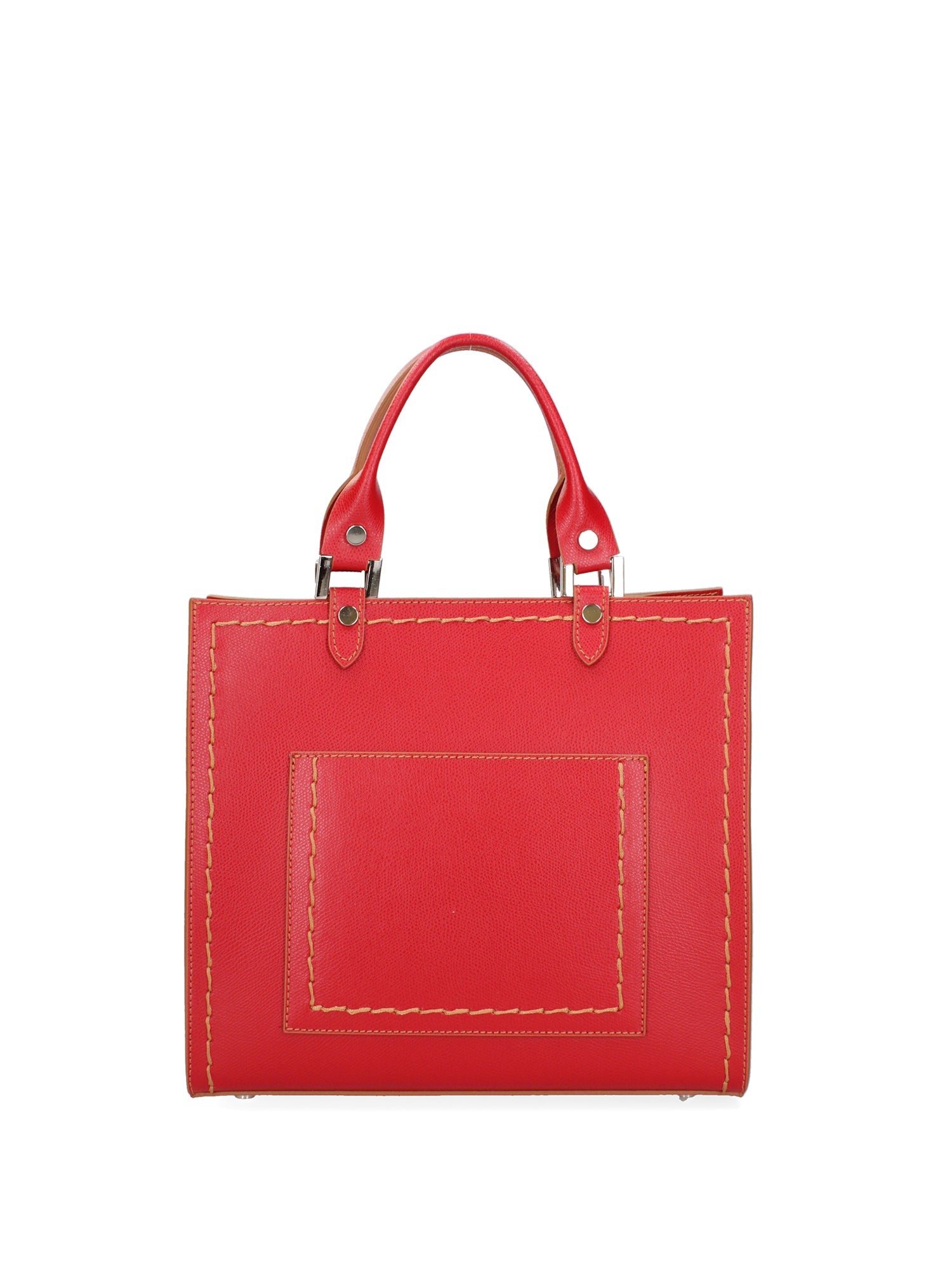 Borsa a mano da donna In Vera pelle | Roberta Rossi | RR220726223FBG-P_614_ROSSO_FERRARI