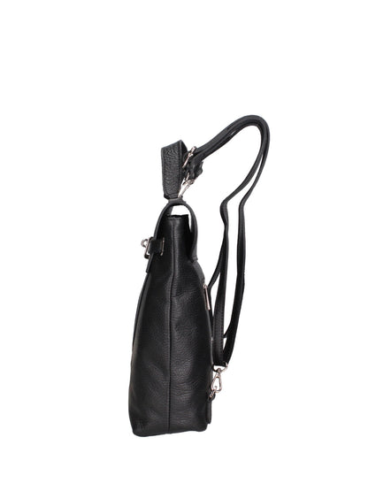 Borsa a mano convertibile in zaino da donna In Vera pelle