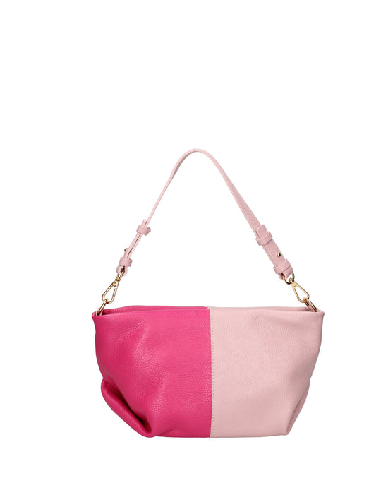 Borsa a spalla da donna In Vera pelle | Roberta Rossi | RR220716523FBG-D56_PINK+D02_FUXIA