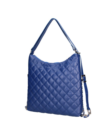 Borsa a spalla convertibile in zaino da donna In Vera pelle