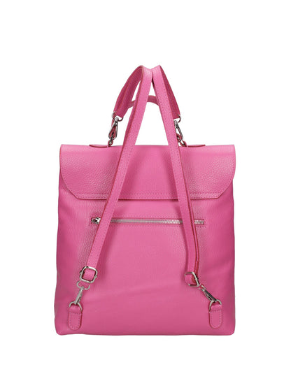 Borsa a mano convertibile in zaino da donna In Vera pelle