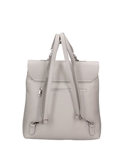 Borsa a mano convertibile in zaino da donna In Vera pelle
