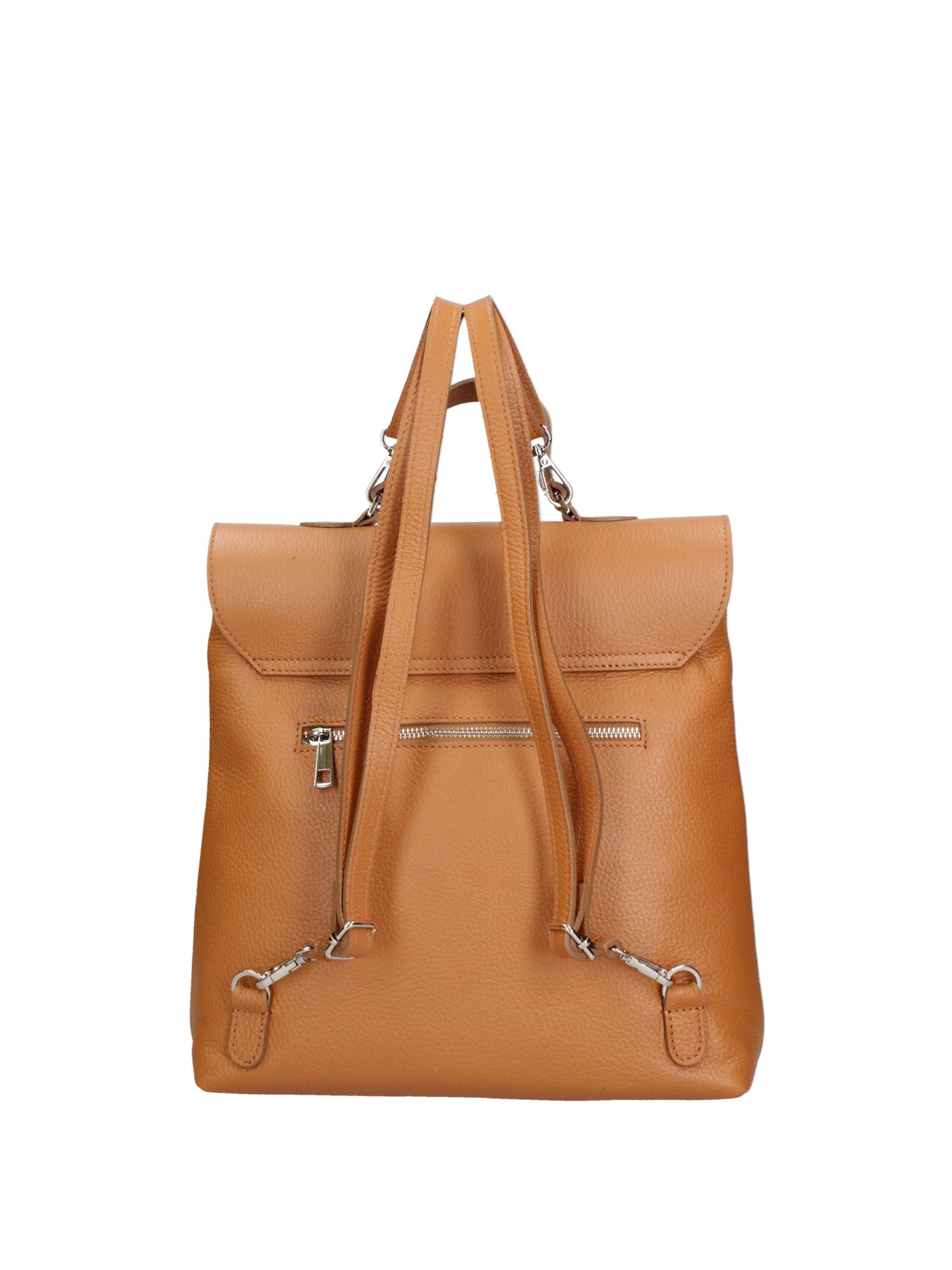 Borsa a mano convertibile in zaino da donna In Vera pelle