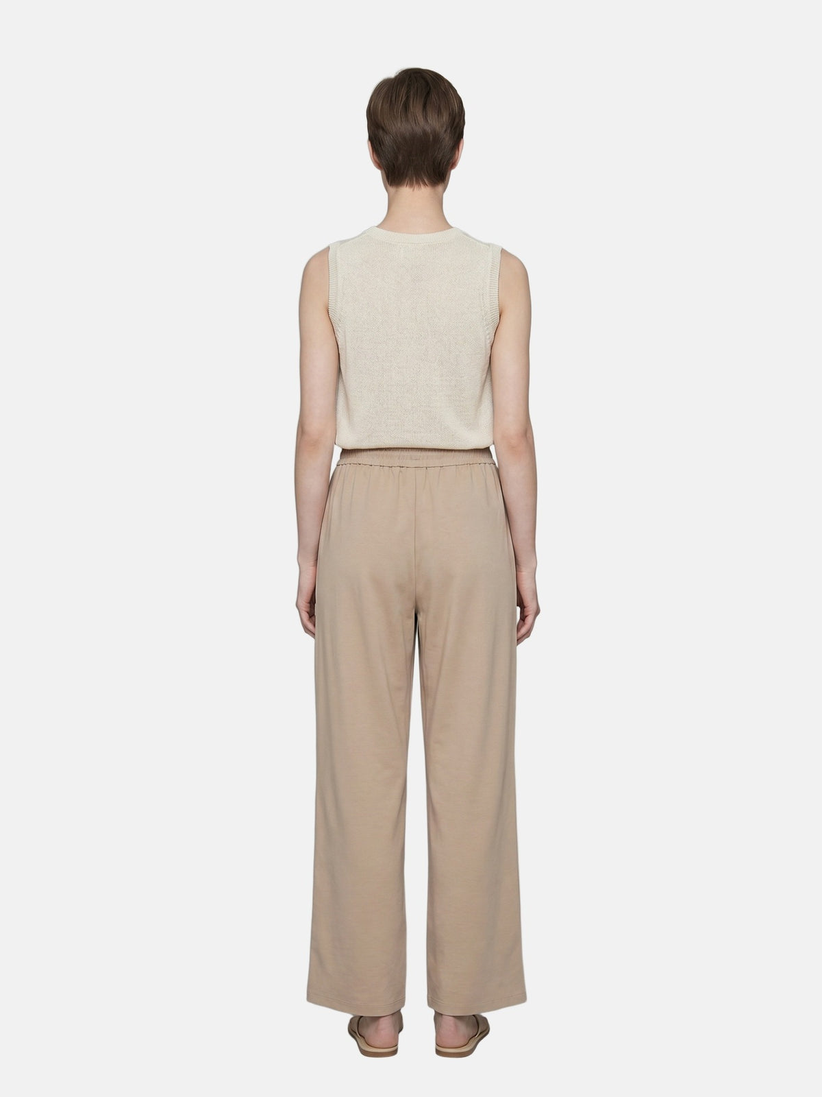 Pantaloni in Cotone Marrone