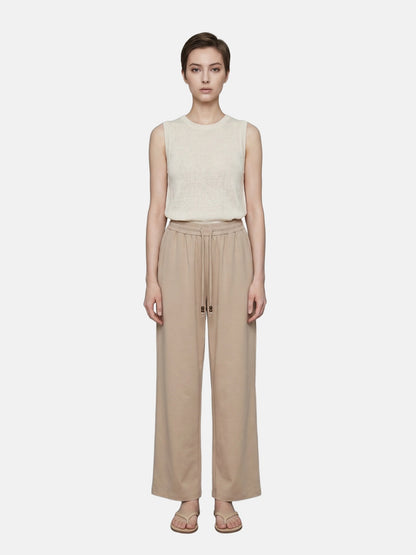 Pantaloni in Cotone Marrone