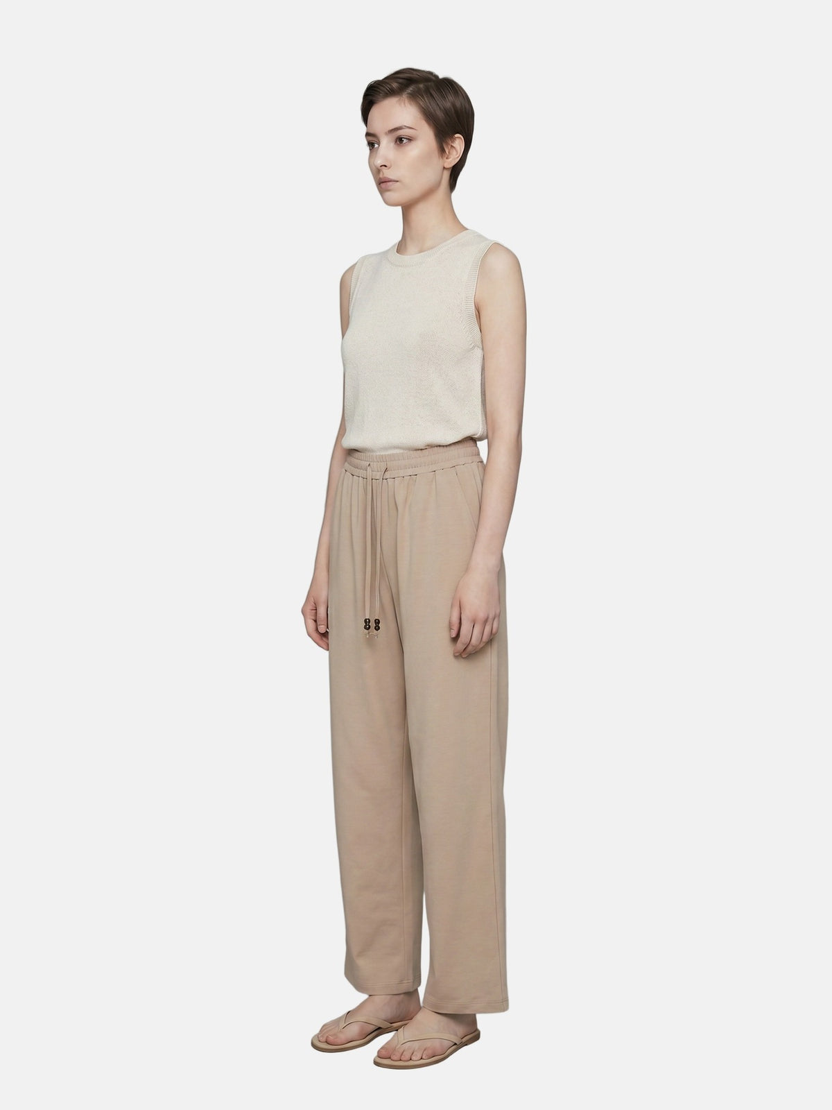 Pantaloni in Cotone Marrone