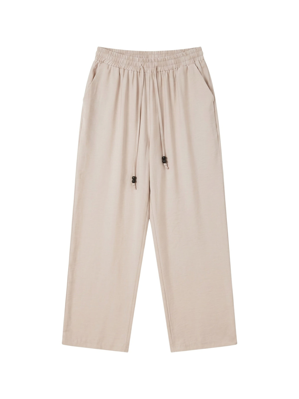Pantaloni in Cotone Beige