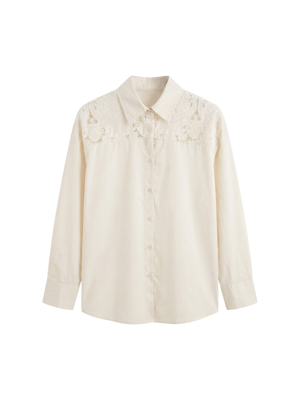 Camicia in Cotone Beige