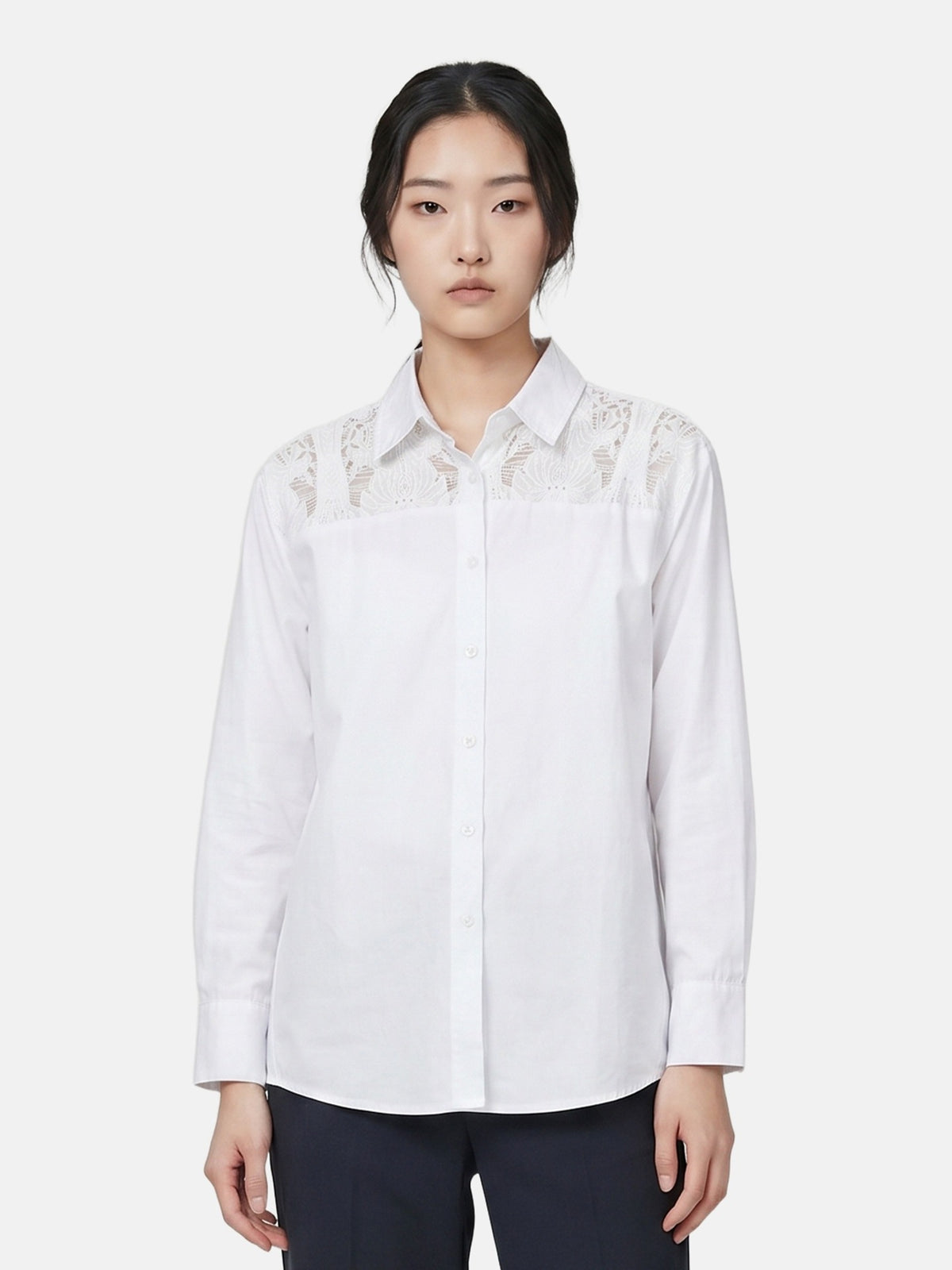Camicia in Cotone Bianco