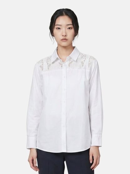 Camicia in Cotone Bianco