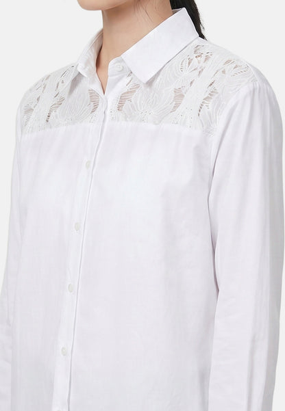 Camicia in Cotone Bianco