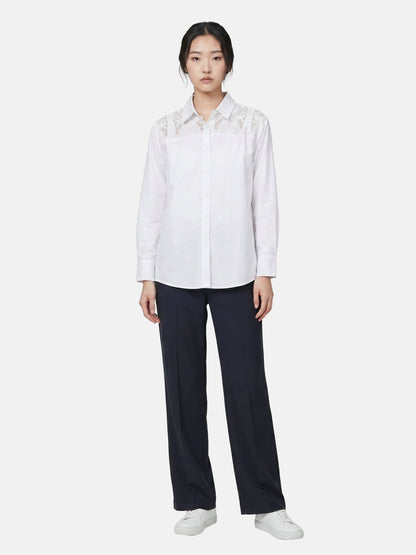Camicia in Cotone Bianco