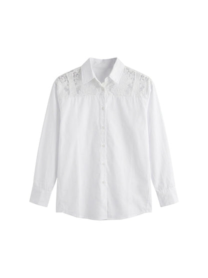 Camicia in Cotone Bianco