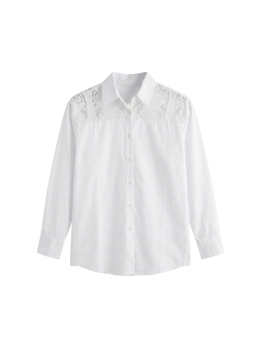 Camicia in Cotone Bianco