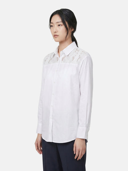 Camicia in Cotone Bianco