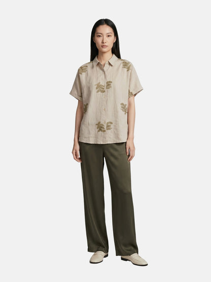 Camicia in Cotone Beige