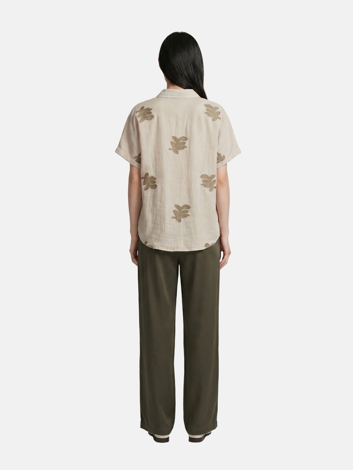 Camicia in Cotone Beige