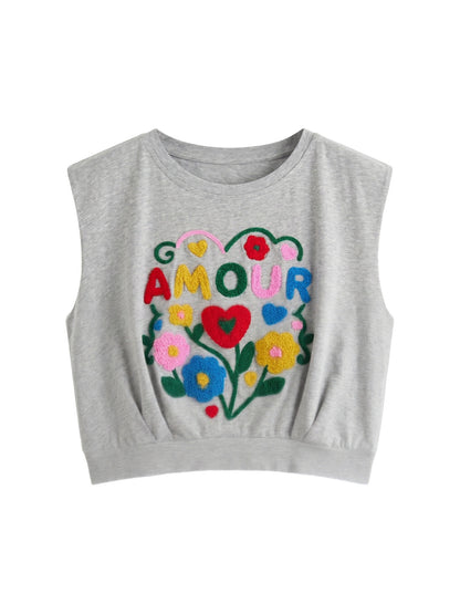 Canotta in Cotone Grigio