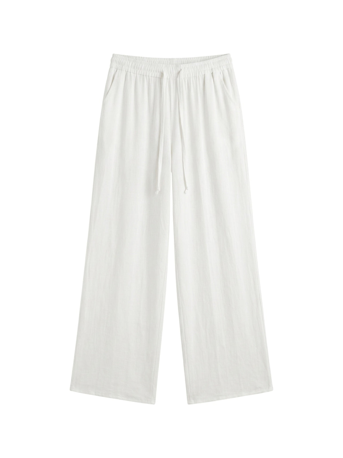 Pantaloni in Viscosa Bianco