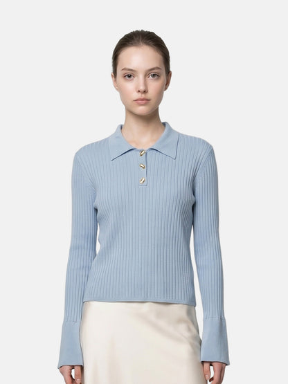 T-shirt in Viscosa Blu