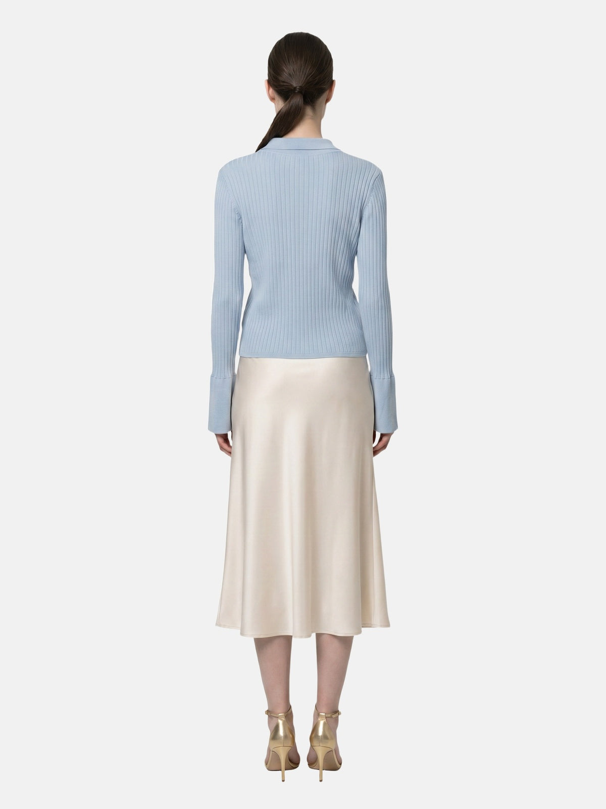 T-shirt in Viscosa Blu