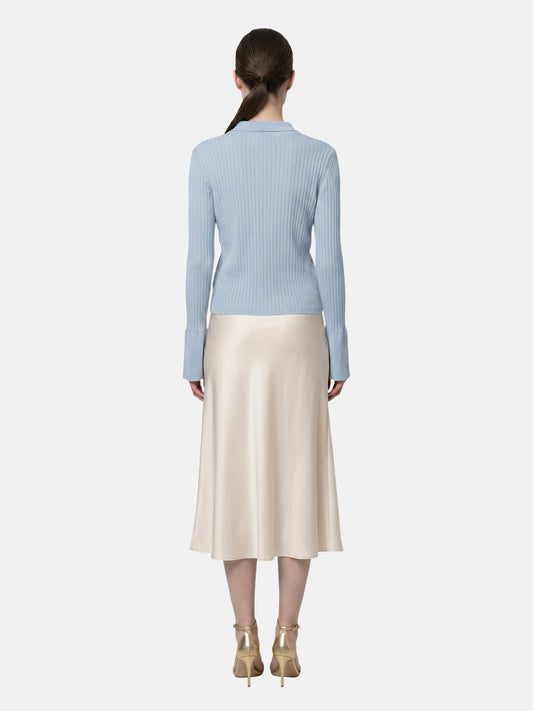 T-shirt in Viscosa Blu