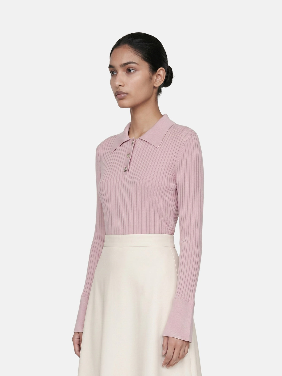 T-shirt in Viscosa Rosa