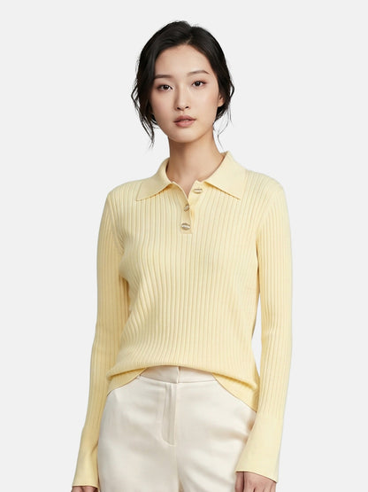 T-shirt in Viscosa Giallo