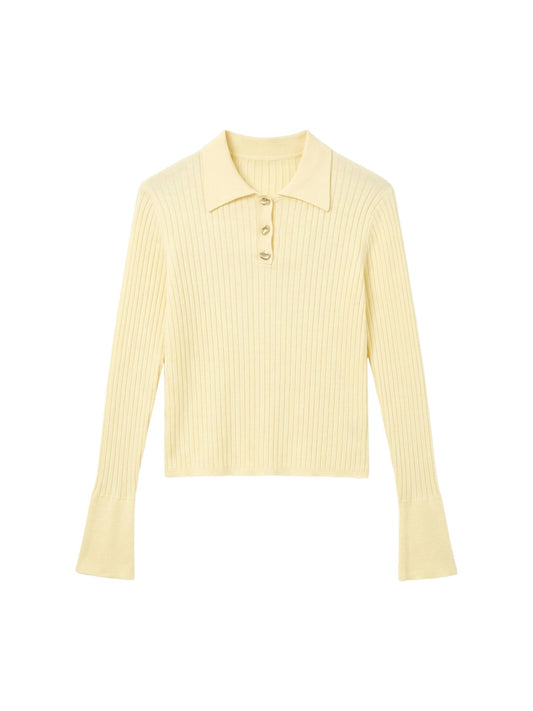 T-shirt in Viscosa Giallo