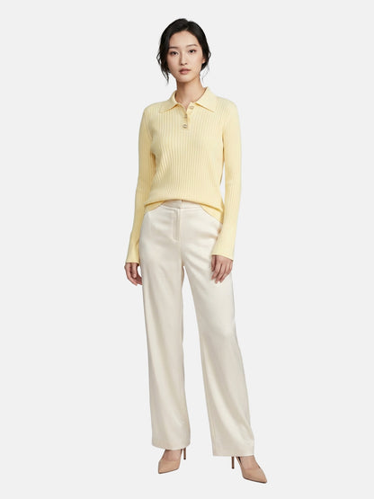 T-shirt in Viscosa Giallo