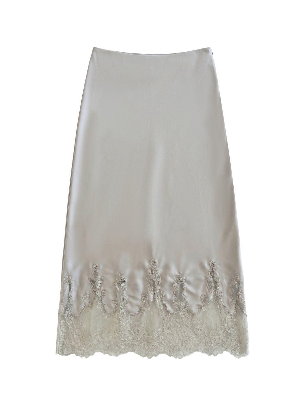 Gonna in Poliestere Beige Scuro