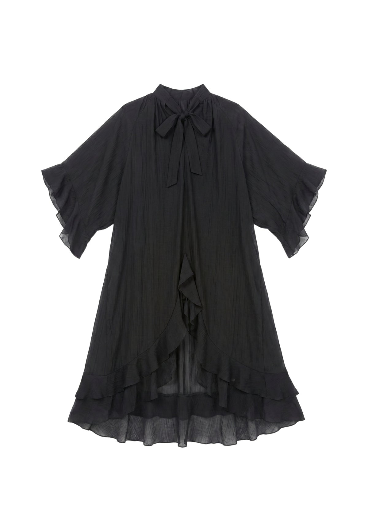 Vestito in Tencel Nero